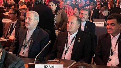 وزیر جهاد کشاورزی در ریاض سخنرانی می‌کند