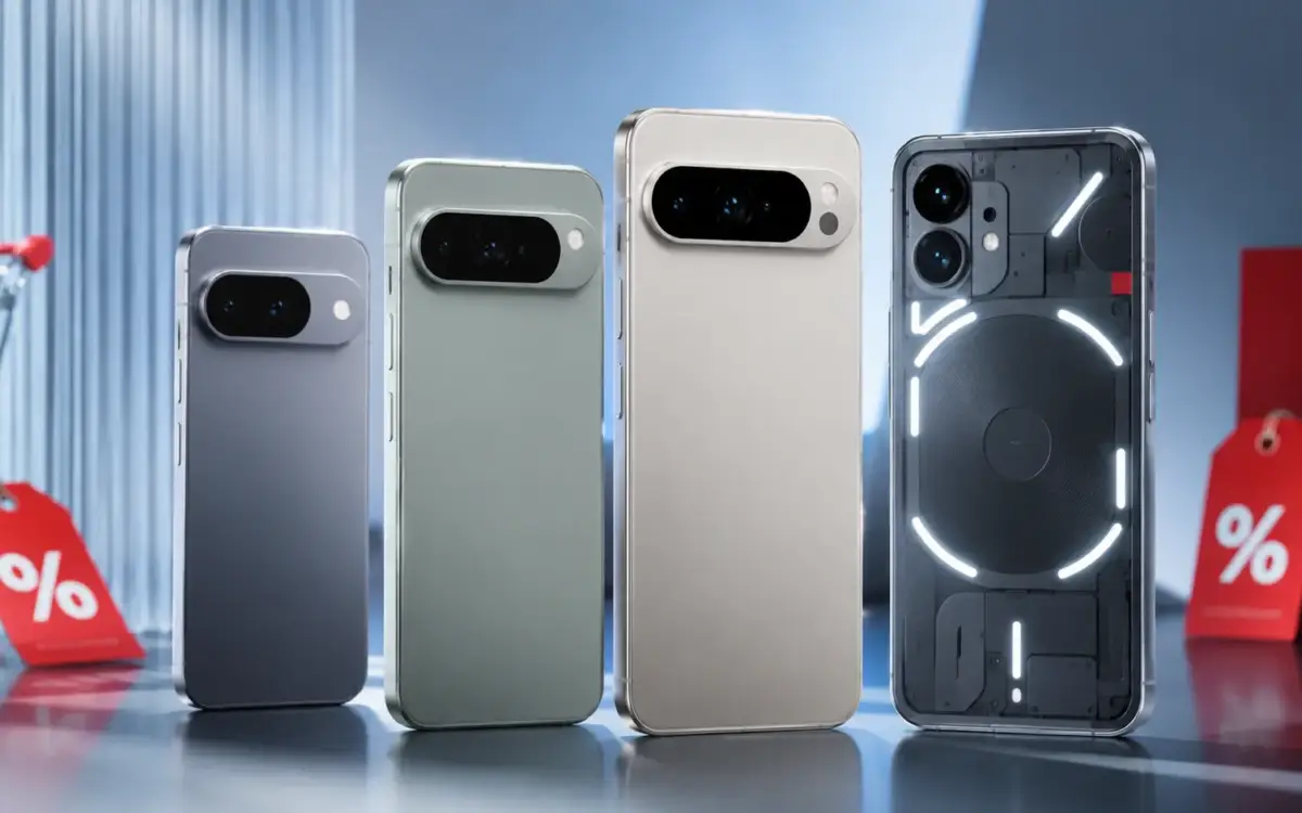 تخفیف پیکسل ۱۰، پیکسل ۱۰ پرو و Nothing Phone 4a Pro