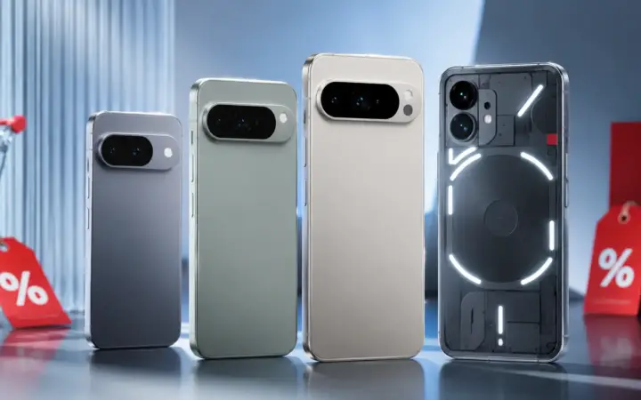 تخفیف پیکسل ۱۰، پیکسل ۱۰ پرو و Nothing Phone 4a Pro